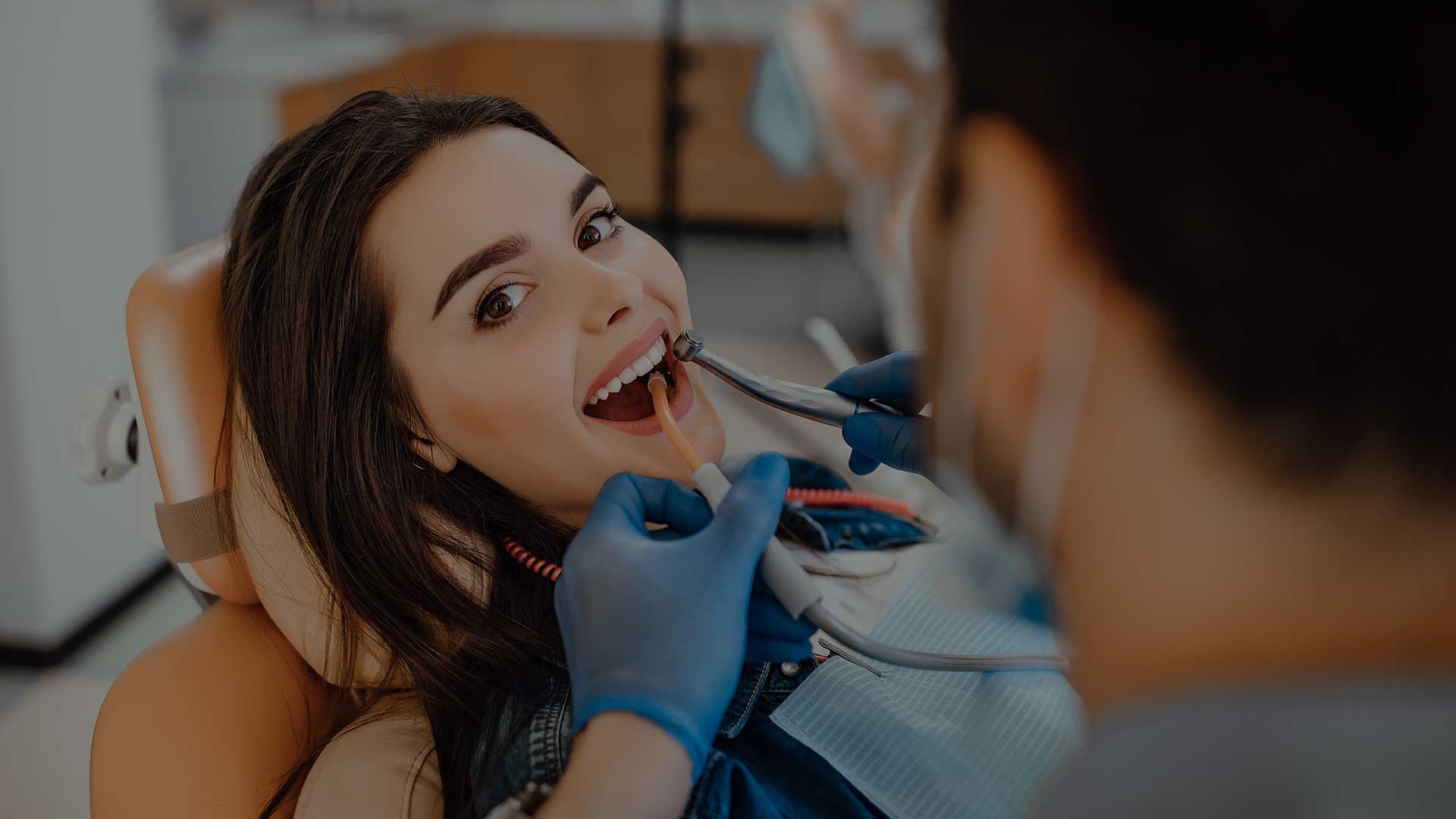 Home 4 young female patient visiting dentist offic2e